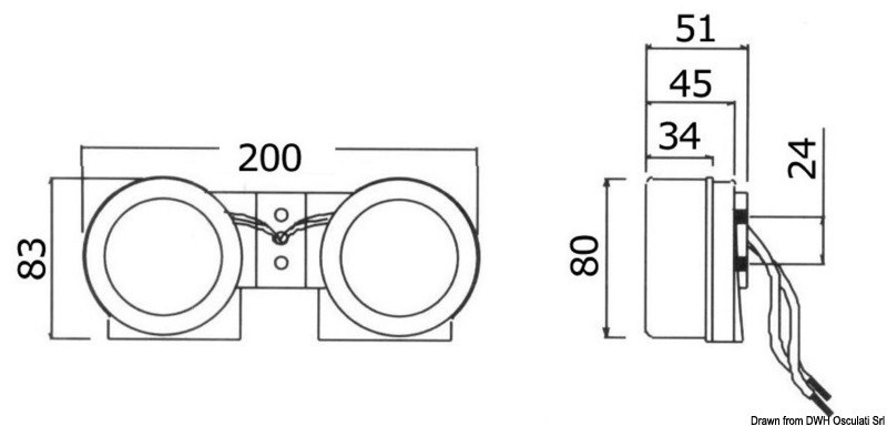 Tromba inox doppia compatta 