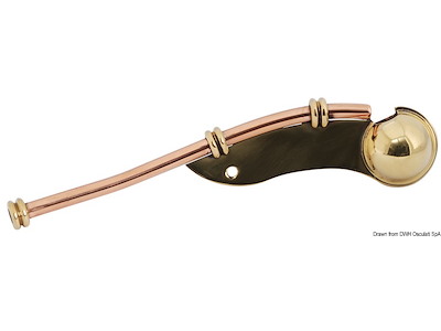 Fischietto "Nostromo" ottone nichelato 