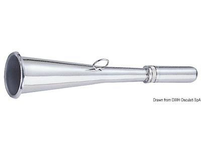 Corno in acciaio inox 185 mm 