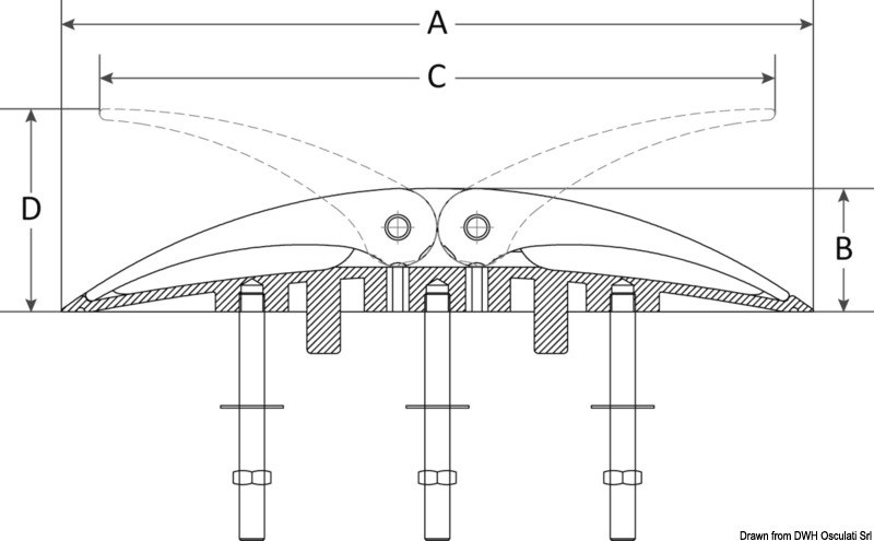 Bitta abbattibile Wing