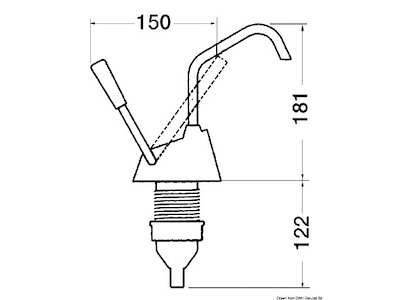 Pompa a mano Whale Flipper MK4 