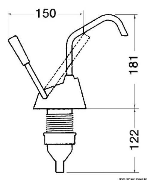 Pompa a mano Whale Flipper MK4 