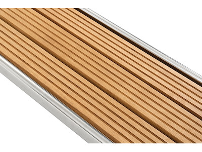 Passerella pieghevoli in acciaio inox lucidato a specchio