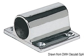 Boccola laterale ottone cromato 25 mm 