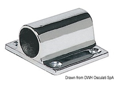 Boccola laterale ottone cromato 25 mm 