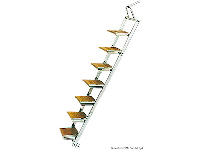 Passerella scaletta inox 150 cm 