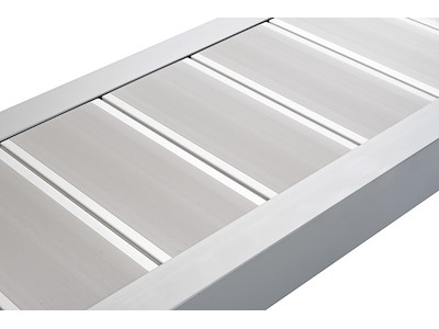 Passerella in alluminio con montanti maggiorati