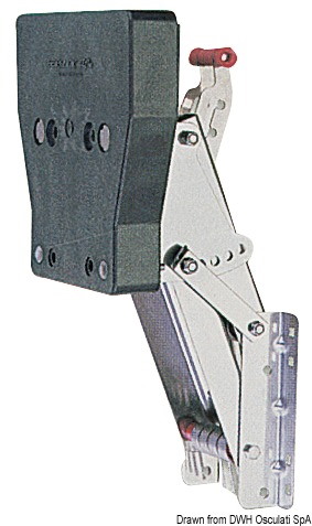 Supporto motore inox "Mega" 