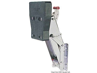 Supporto motore inox "Mega" 