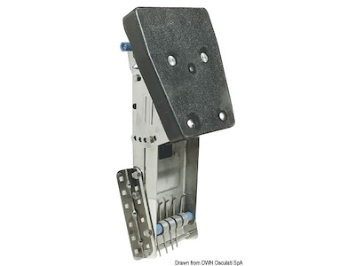 Supporto motore inox "Mega" 