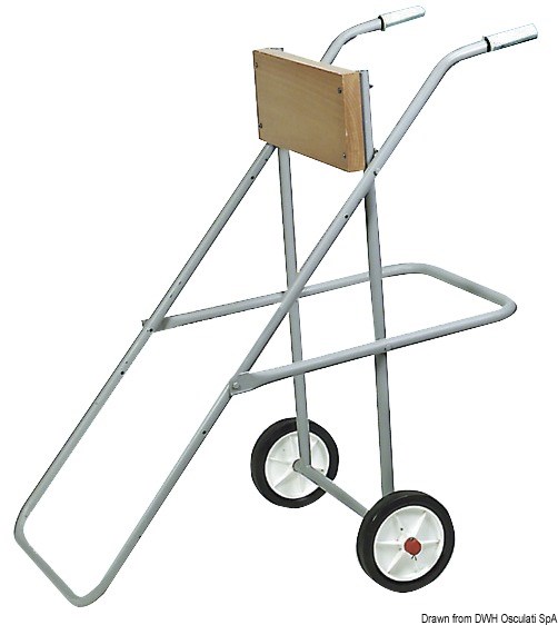 Cavalletto porta motore con ruote