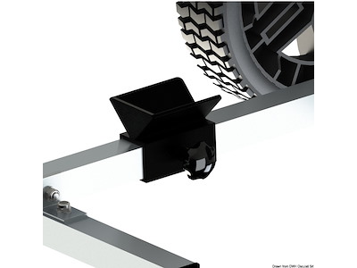 Cavalletto con ruote pieghevole 