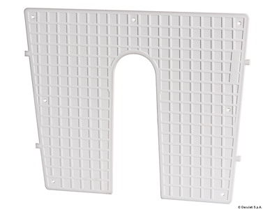 Piastra proteggi poppa in plastica zigrinata