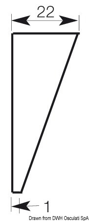 Piastra proteggi poppa in plastica zigrinata