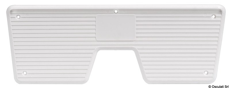 Piastra proteggi poppa in plastica zigrinata