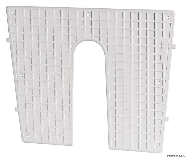 Piastra proteggi poppa in plastica zigrinata
