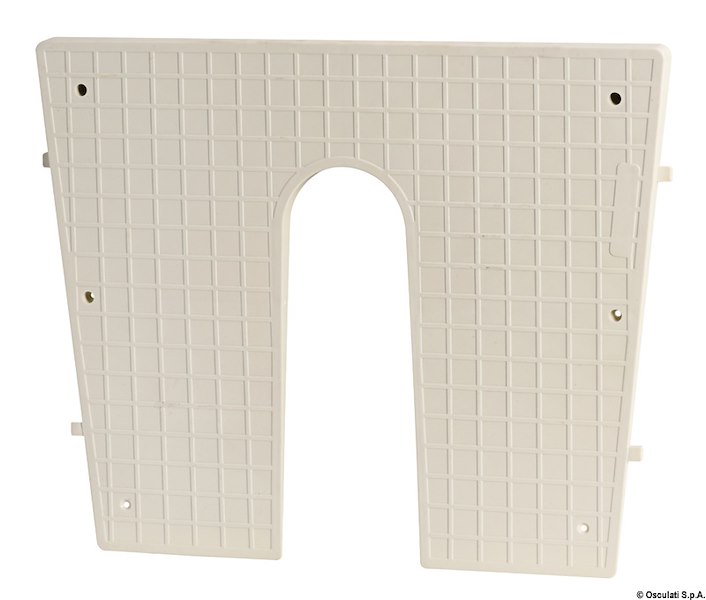 Piastra proteggi poppa in plastica zigrinata