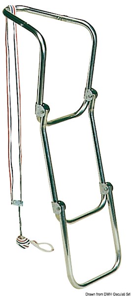 Scaletta pieghevole 3 gradini 