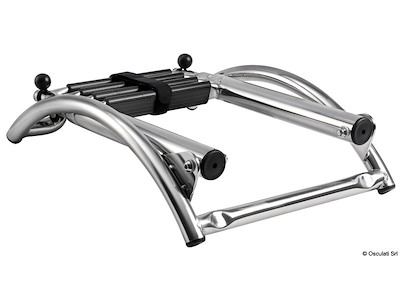 Scaletta a sgancio rapido per gommoni 4 gradini 