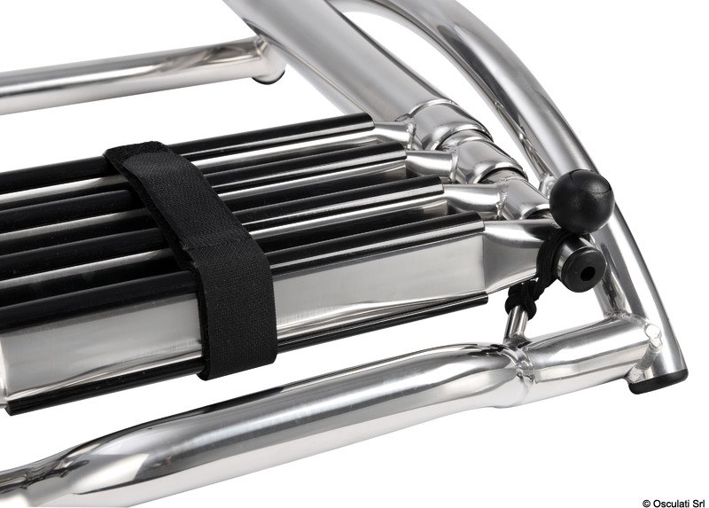 Scaletta a sgancio rapido per gommoni 4 gradini 