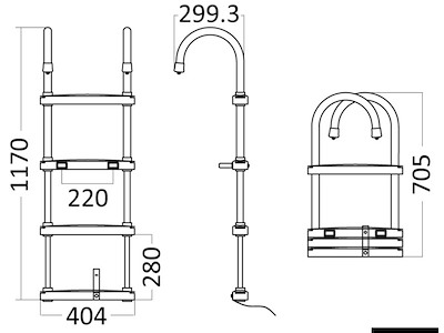 Scaletta eco telescopica