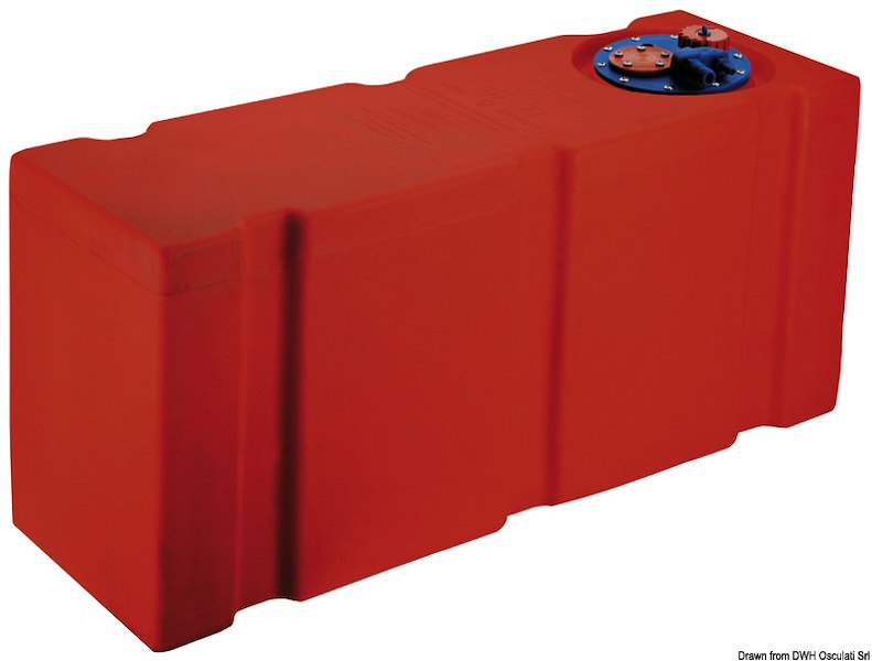 Serbatoio fisso benzina e diesel in eltex arancione omologati CE