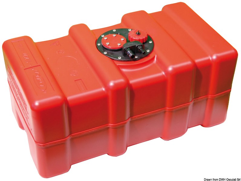 Serbatoio fisso benzina e diesel in eltex arancione omologati CE