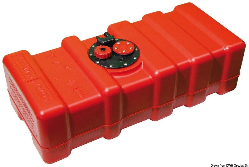 Serbatoio fisso benzina e diesel in eltex arancione omologati CE