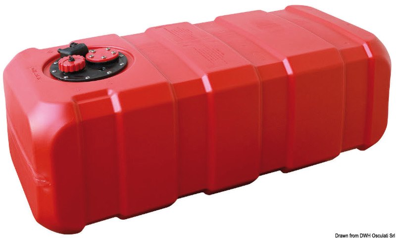 Serbatoio fisso benzina e diesel in eltex arancione omologati CE
