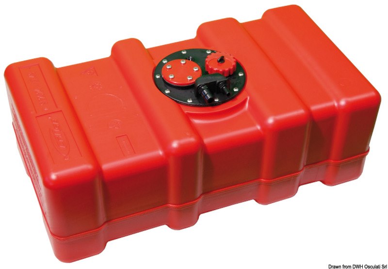 Serbatoio fisso benzina e diesel in eltex arancione omologati CE
