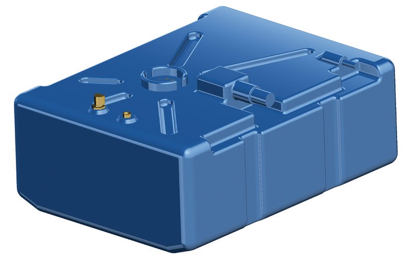 Serbatoio carburante benzina in polietilene reticolato