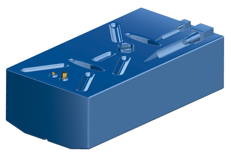 Serbatoio carburante benzina in polietilene reticolato