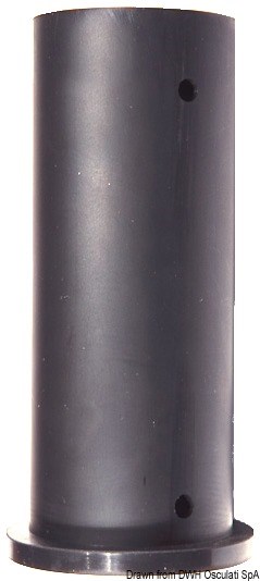 Boccola per linee d'asse completamente in gomma; versione esterno/interno in millimetri