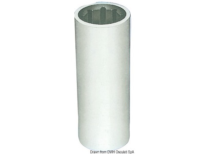 Boccole per linee d'asse con armatura esterna in resina esterno/ interno in millimetri