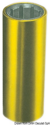 Boccola per linee d’asse con armatura esterna in ottone; versione esterno/interno in pollici