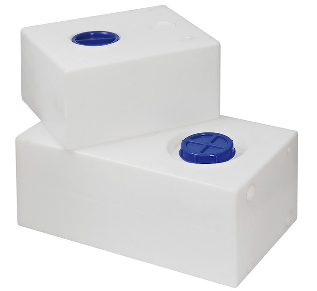 Serbatoio rigido per acqua potabile rettangolare