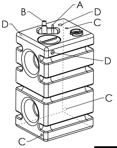 Serbatoio rigido modulare per acqua potabile