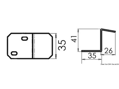 Staffa di fissaggio serbatoio 