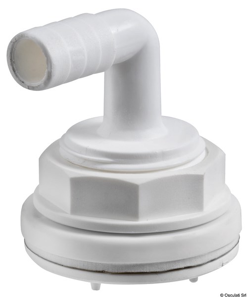 Bocchettone per serbatoio acqua rigido a 90°