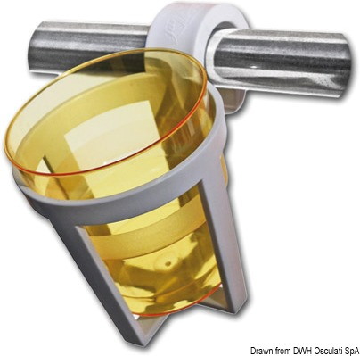 Kit 3 portabicchieri gancio a scatto 