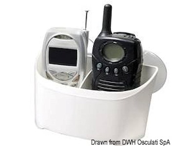 Vano portaoggetti in plastica bianca