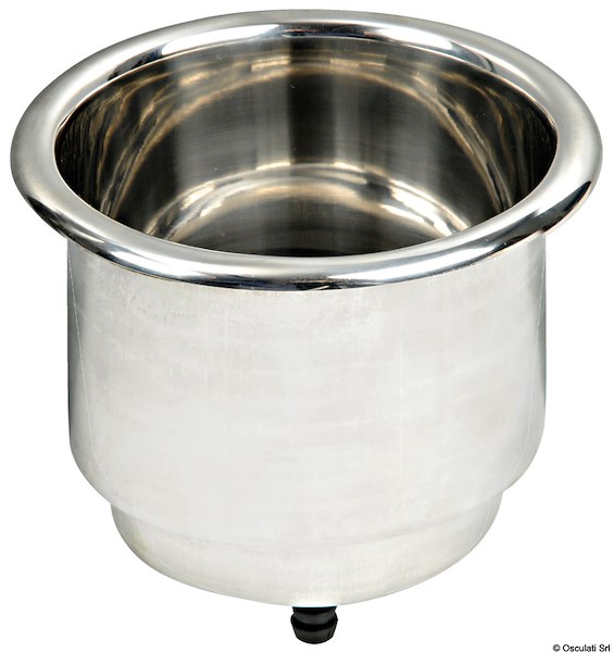 Portabicchieri in acciaio inox Delux