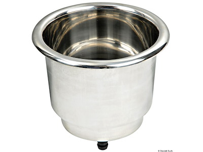 Portabicchieri in acciaio inox Delux