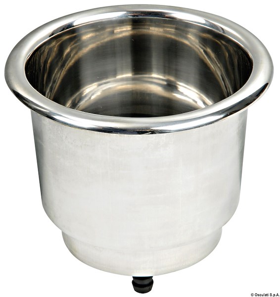 Portabicchieri in acciaio inox Delux