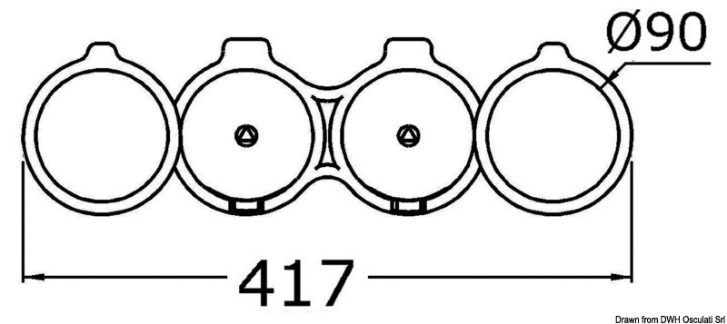 Portabicchiere - portatazza - portalattina Swing-Out