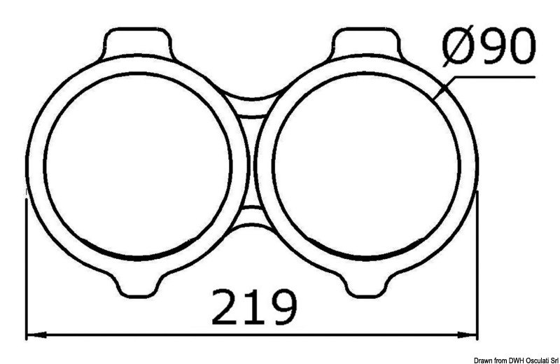 Portabicchiere - portatazza - portalattina Swing-Out