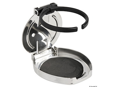 Portabicchieri/lattine pieghevole 