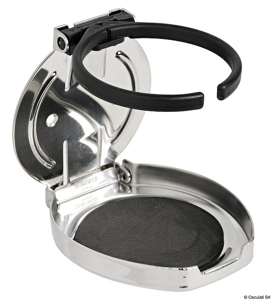 Portabicchieri/lattine pieghevole 