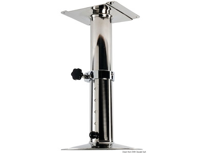 Piede girevole telescopico inox 540/720 mm 