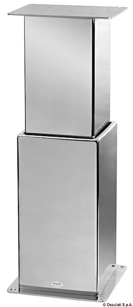 Gamba tavolo elettrica Square a due o tre stadi